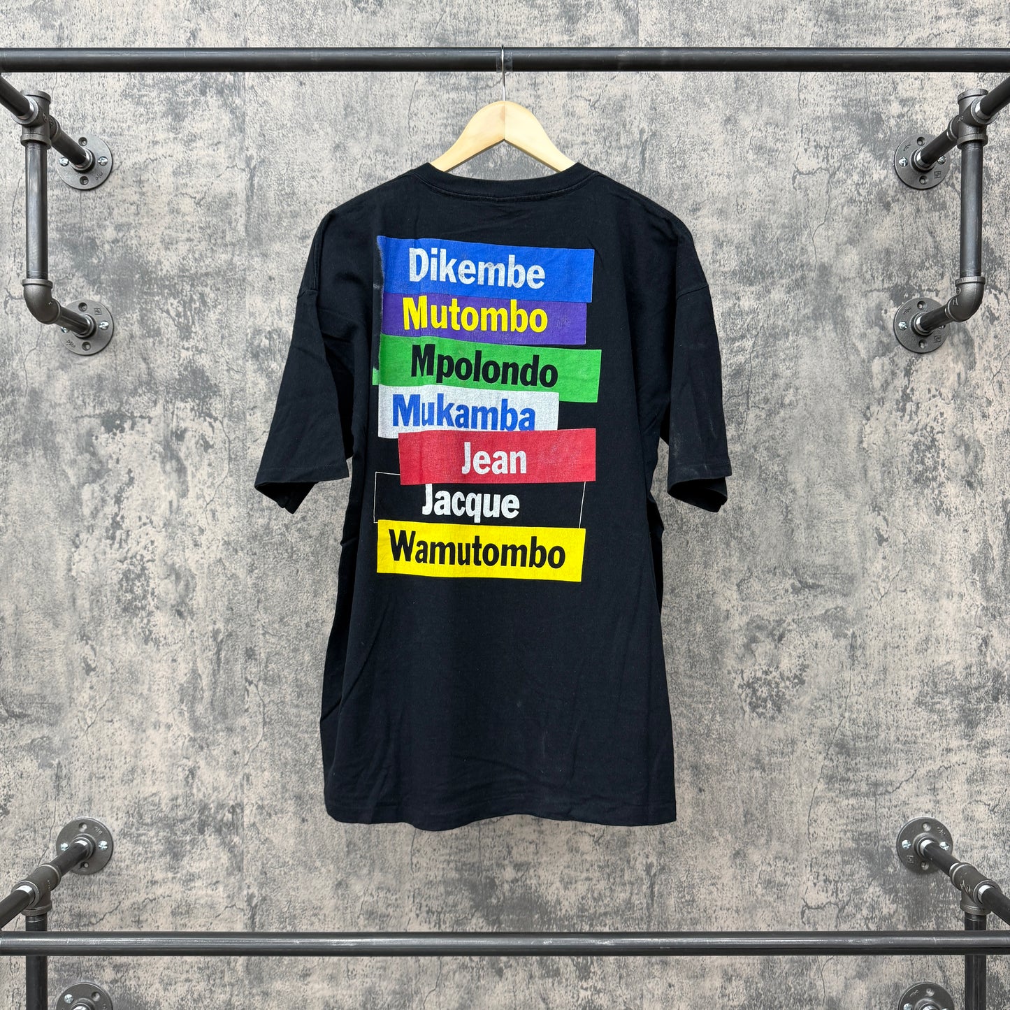 1992 Dikembe Mutombo All Last Names Tee SZ XL