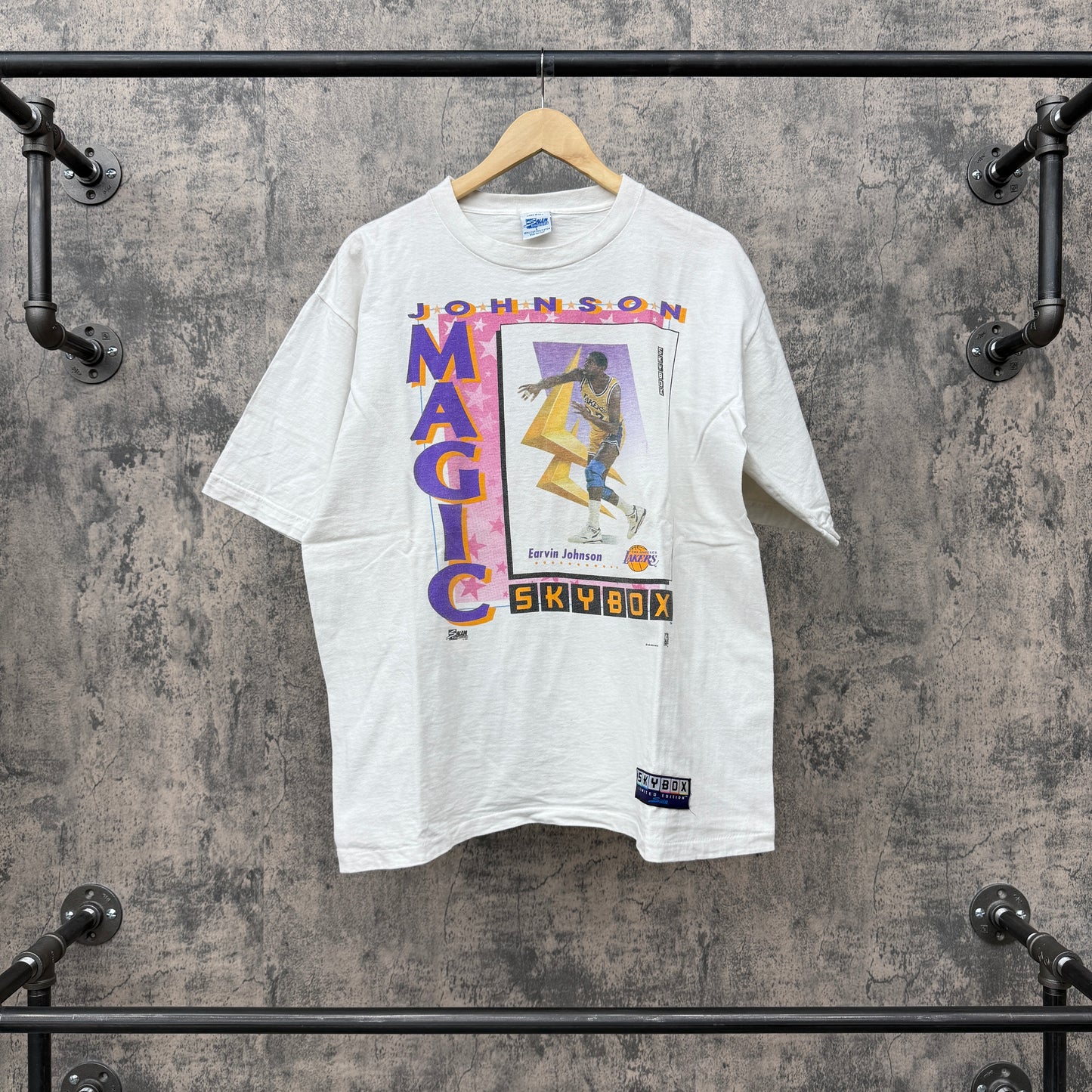 Magic Johnson SkyBox 1991 Tee SZ L