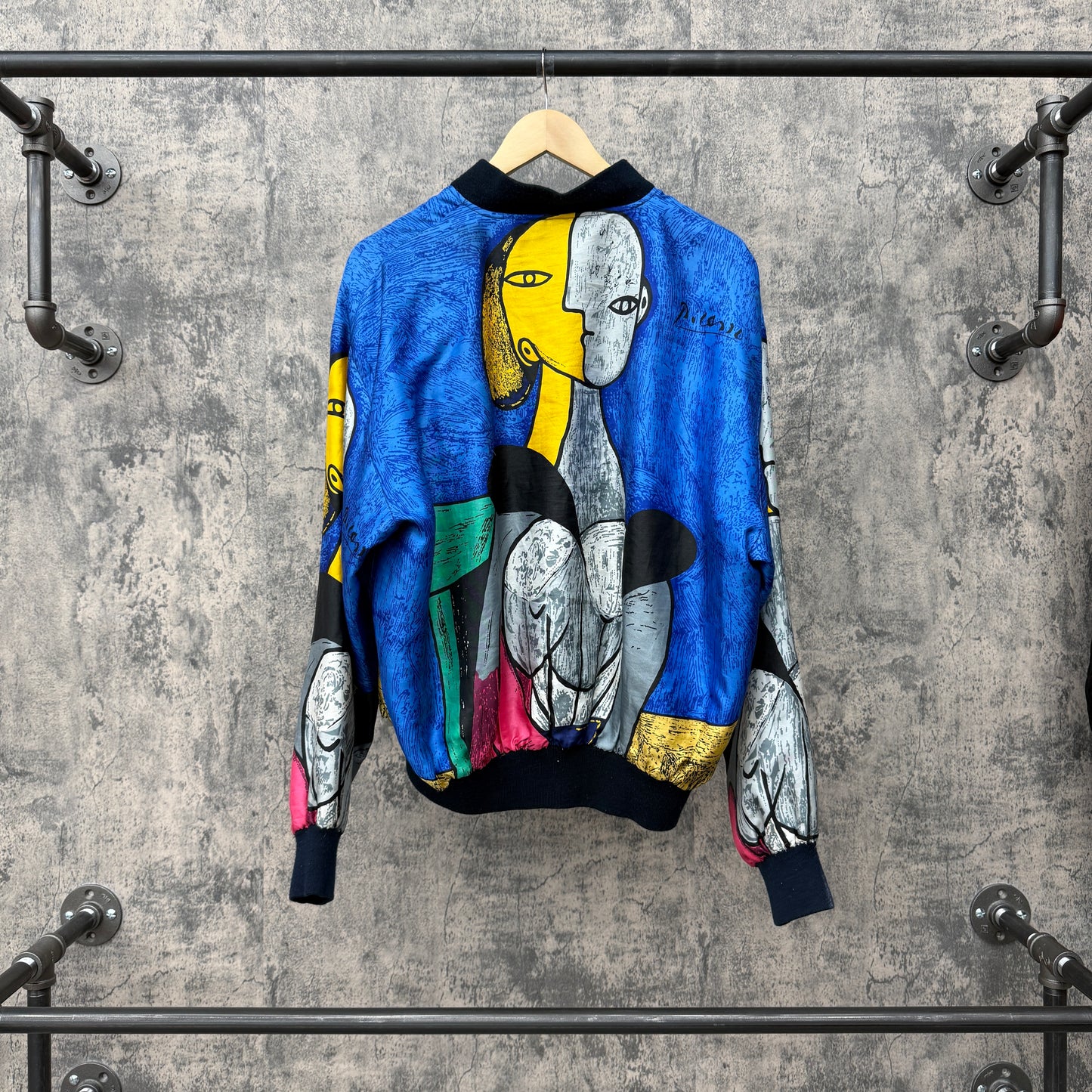 Picasso Silky Jacket Vintage 90s SZ XL