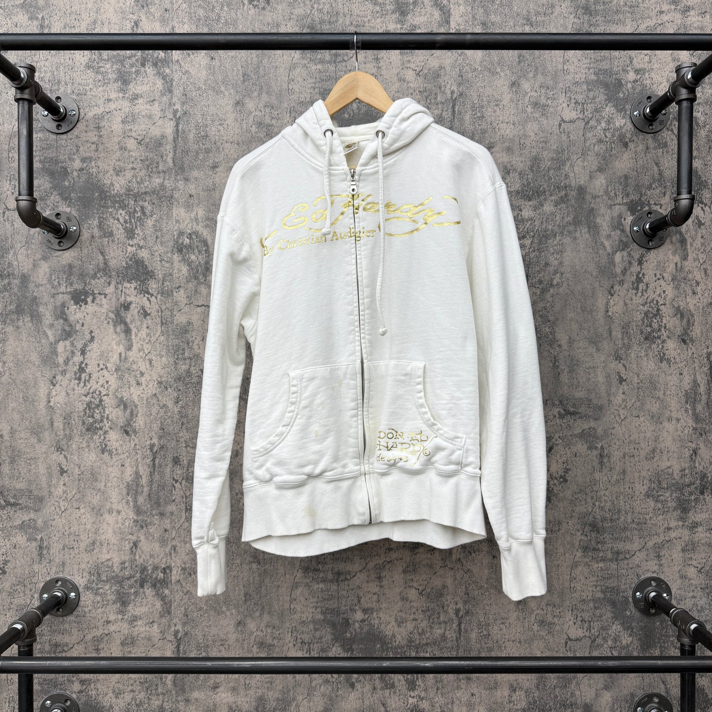 ED Hardy Zip-Up Jacket SZ XL