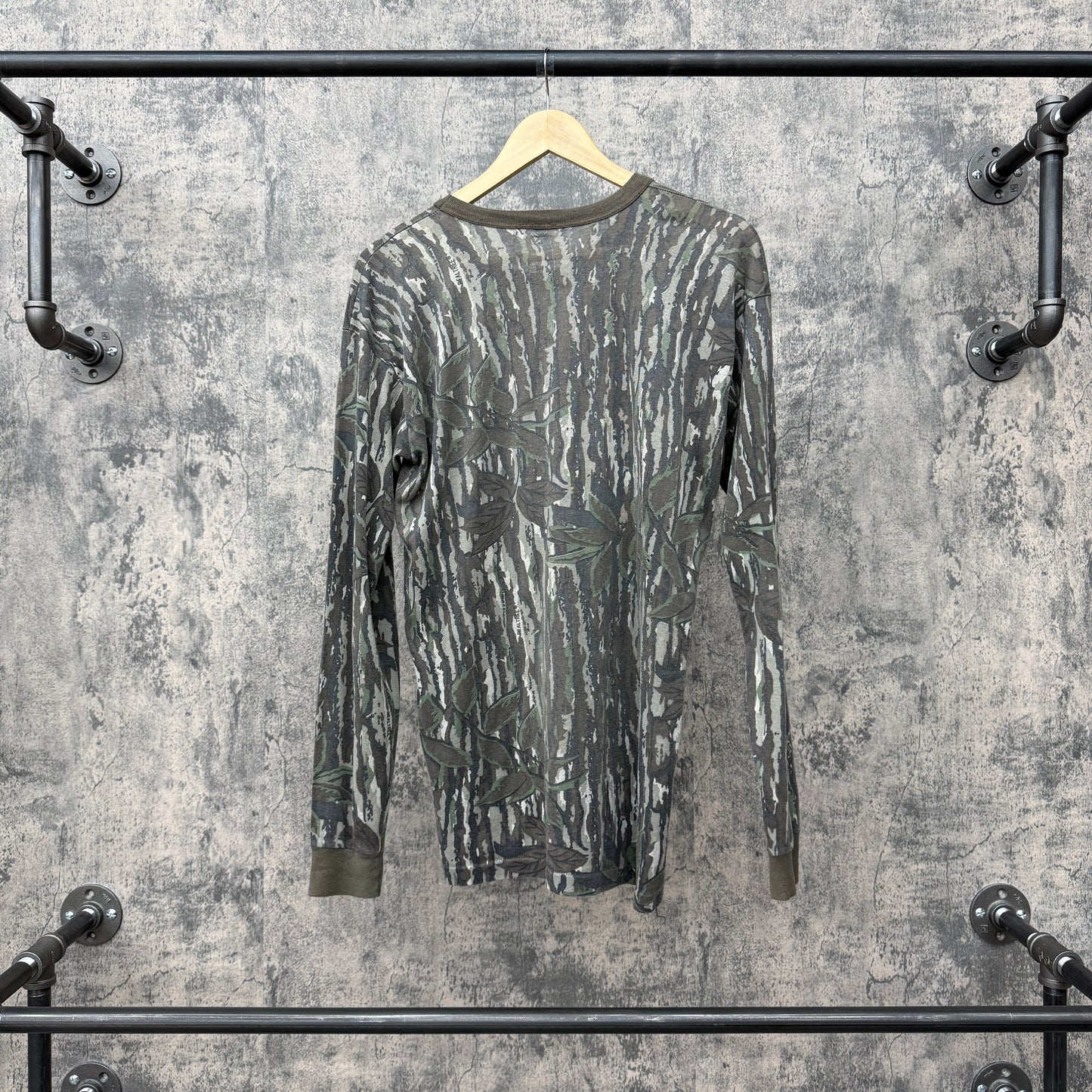 Vintage Real Tree Camo L/S 50-50 Blend SZ XL