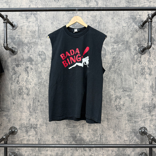 2002 Sopranos Bada Bing Sleeveless Tee SZ L