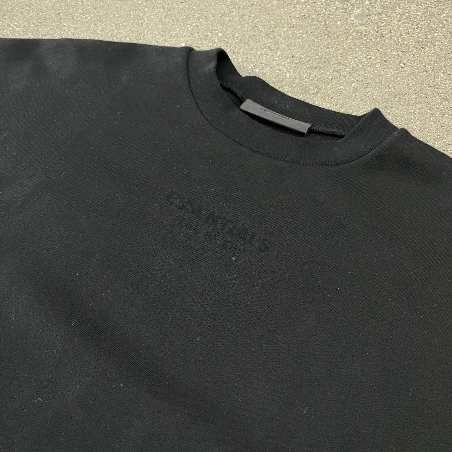 Fear of God Essentials Black Crewneck SZ XXL (DS)