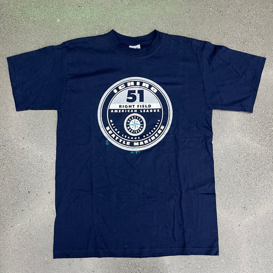 Vintage Ichiro Mariners Tee SZ L (NEW)