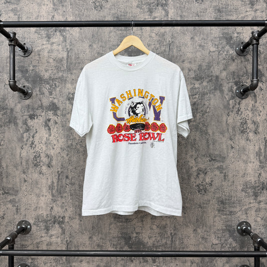Vintage Washington Huskies Rose Bowl Tee SZ XL