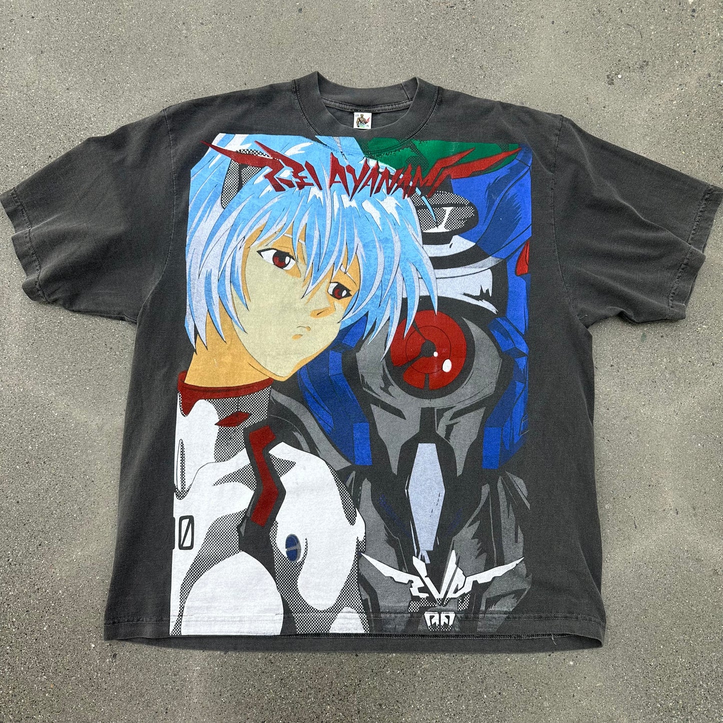 Neverland x Rush Evangelion Big Face Tee SZ XL