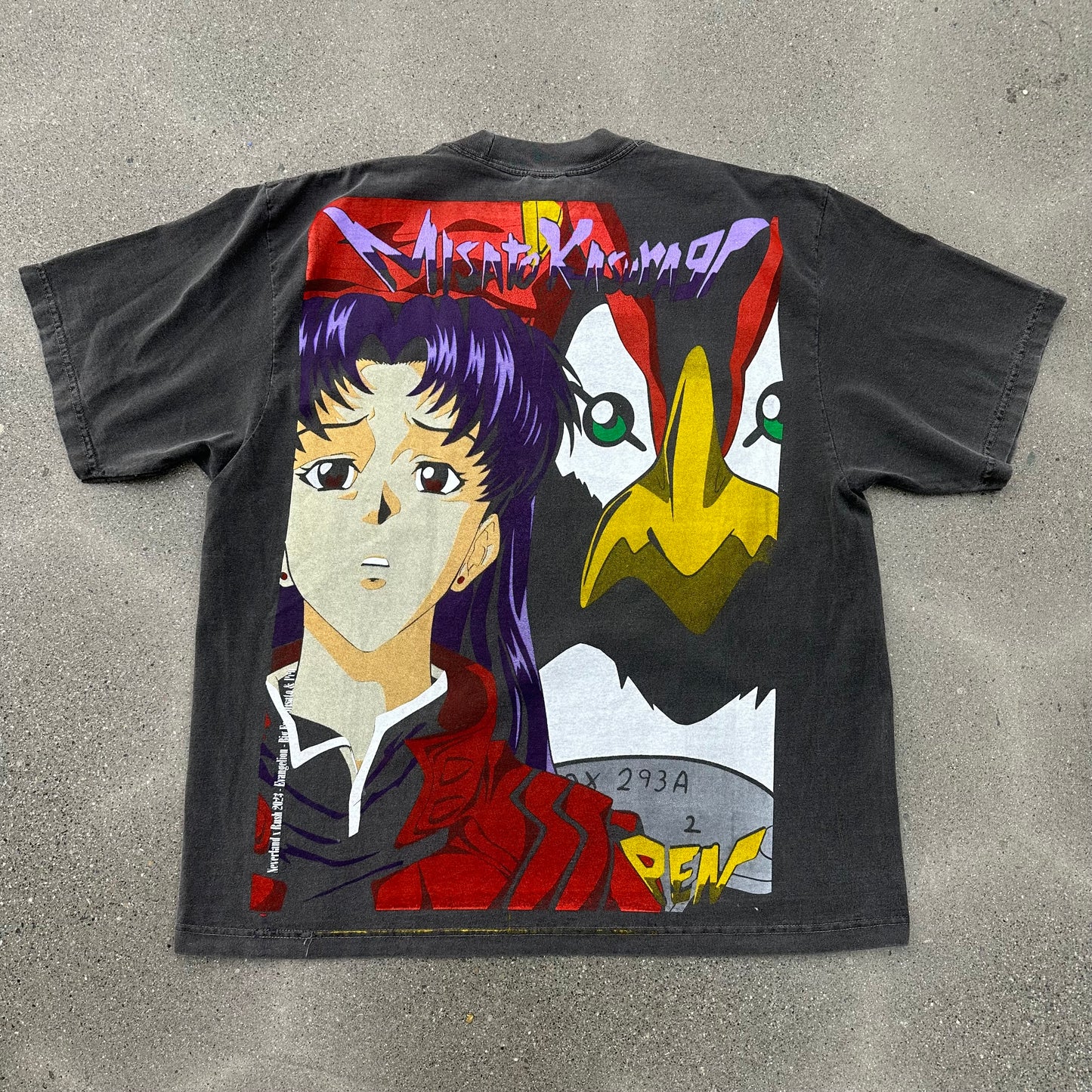 Neverland x Rush Evangelion Big Face Tee SZ XL