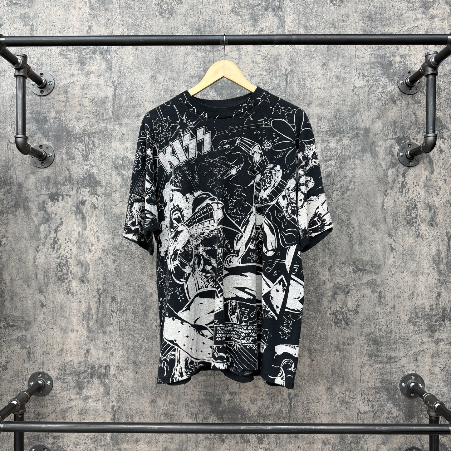 Vintage Kiss AOP Tee SZ XL