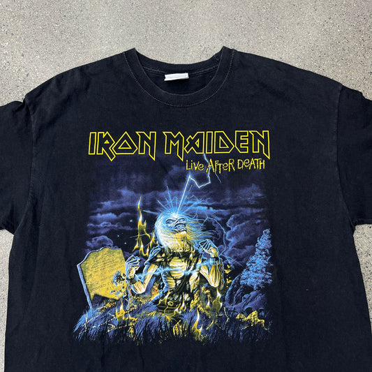 Vintage Iron Madien Life After Death Tee SZ XL