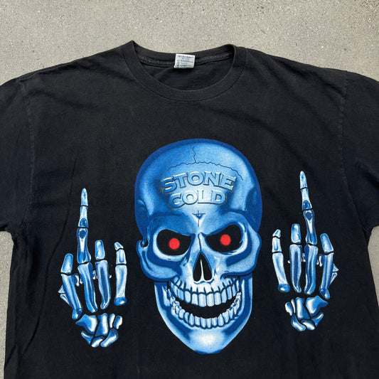 Vintage Stone Cold Middle Finger Tee SZ XL