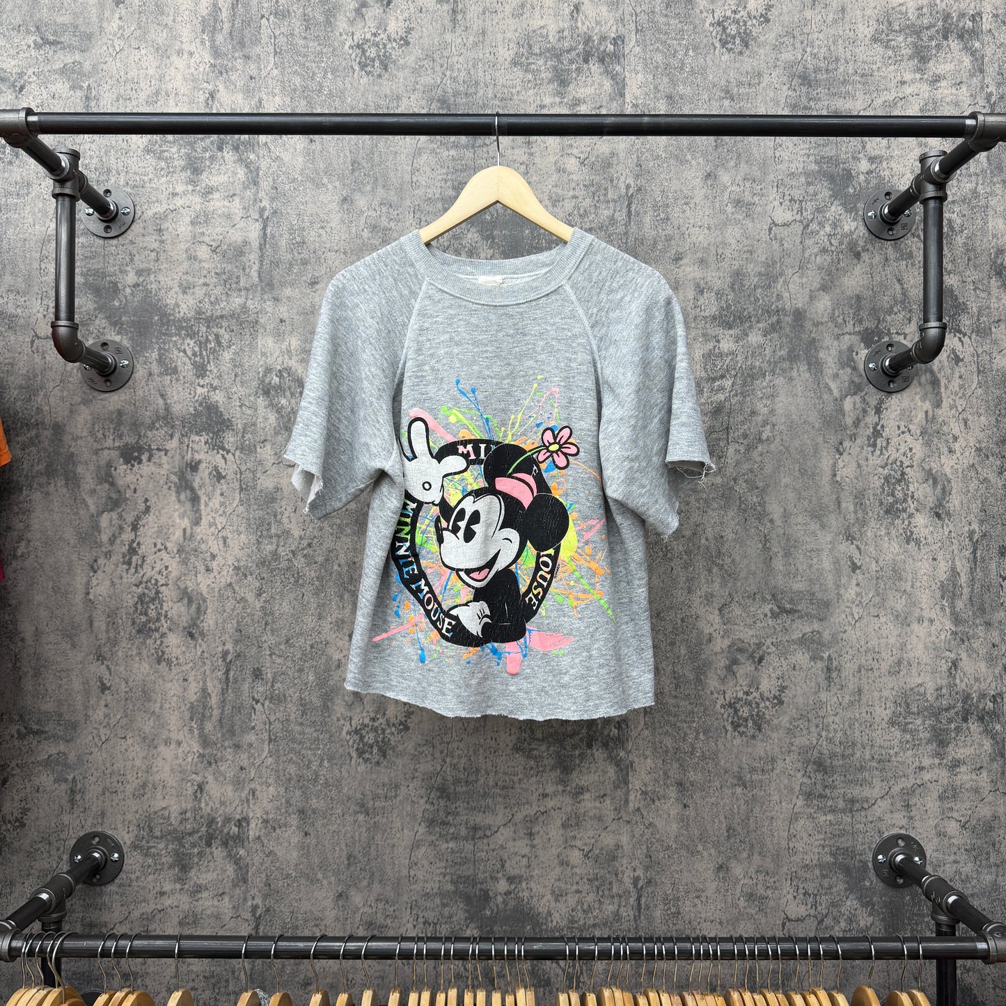90s Minnie Mouse Chopped Crewneck 90s SZ S