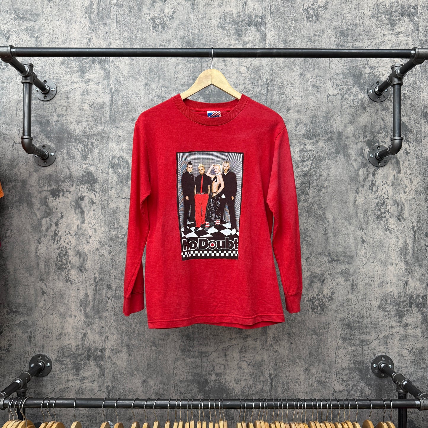 2002 No Doubt Tour L/S Red SZ S