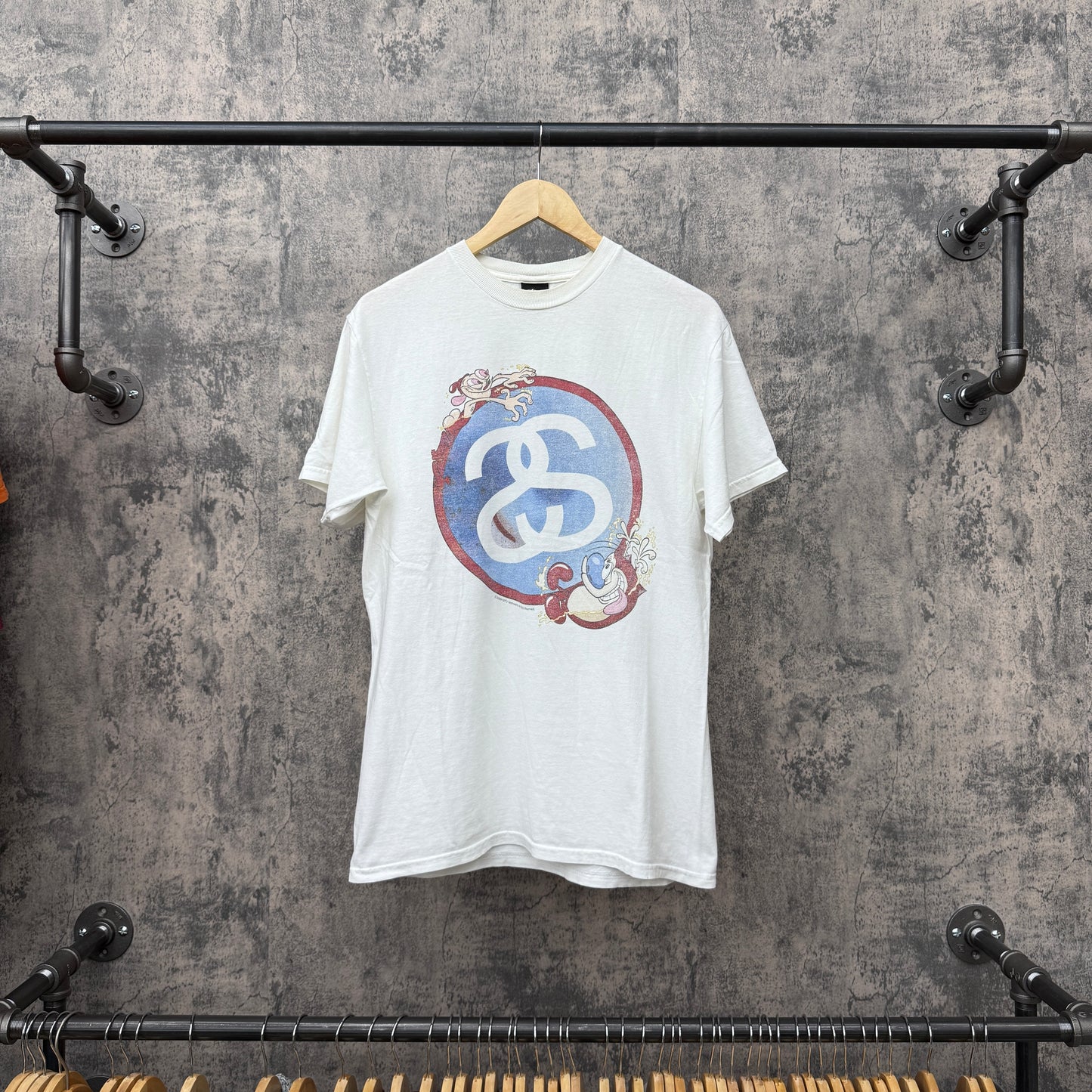 2009 Stussy X MTV Ren & Stimpy Tee SZ M