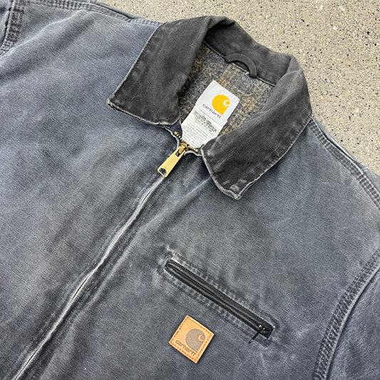 Vintage Carhartt Detroit Jacket Charcoal SZ M