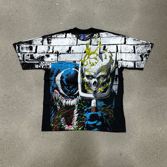 Vintage Rush Venom x Ghost Rider Tee Black SZ L (NEW)