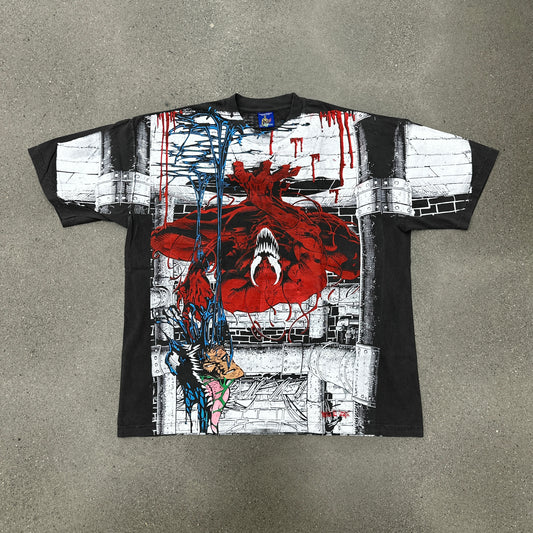 Vintage Rush Carnage Tee Grey SZ XL (NEW)