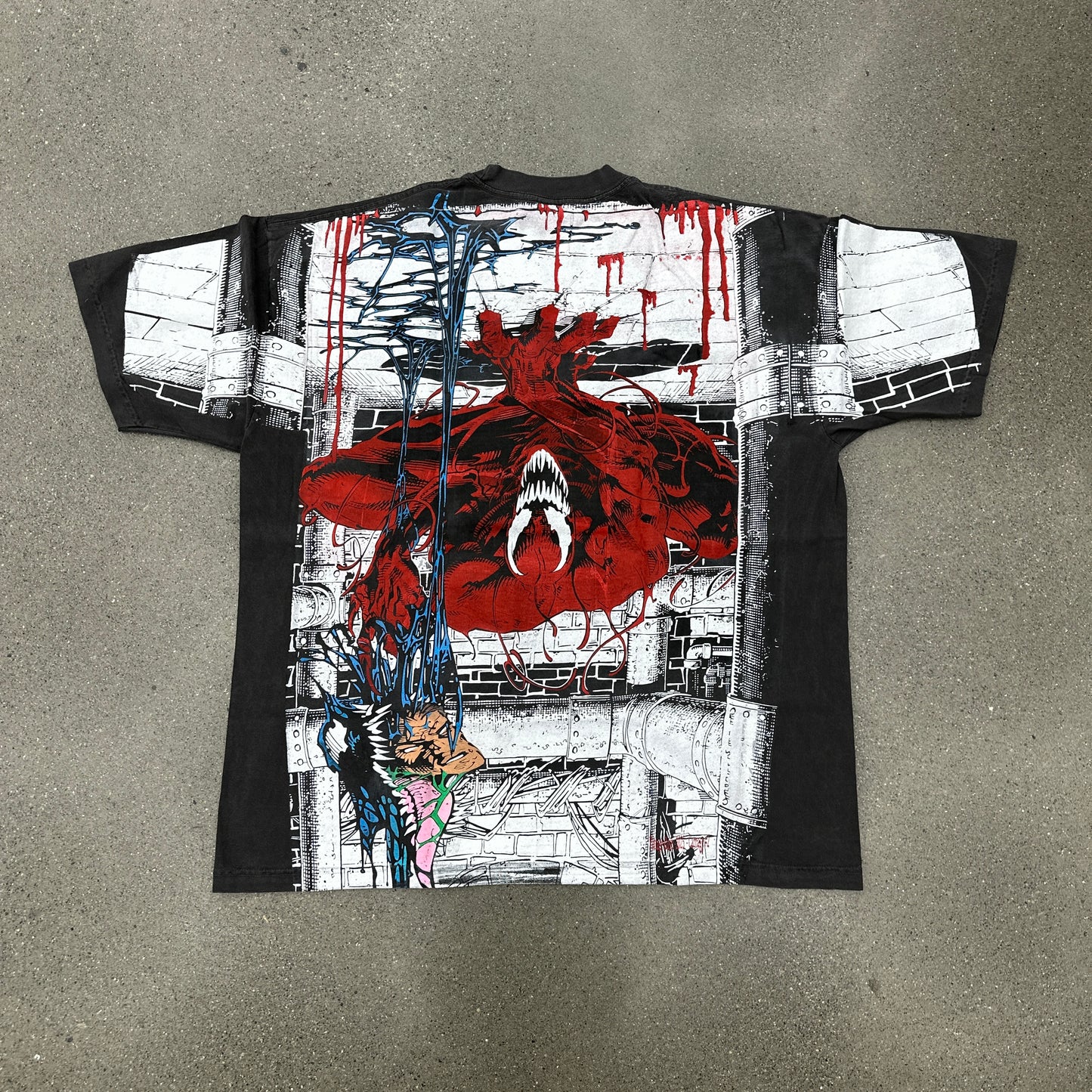 Vintage Rush Carnage Tee Grey SZ XL (NEW)