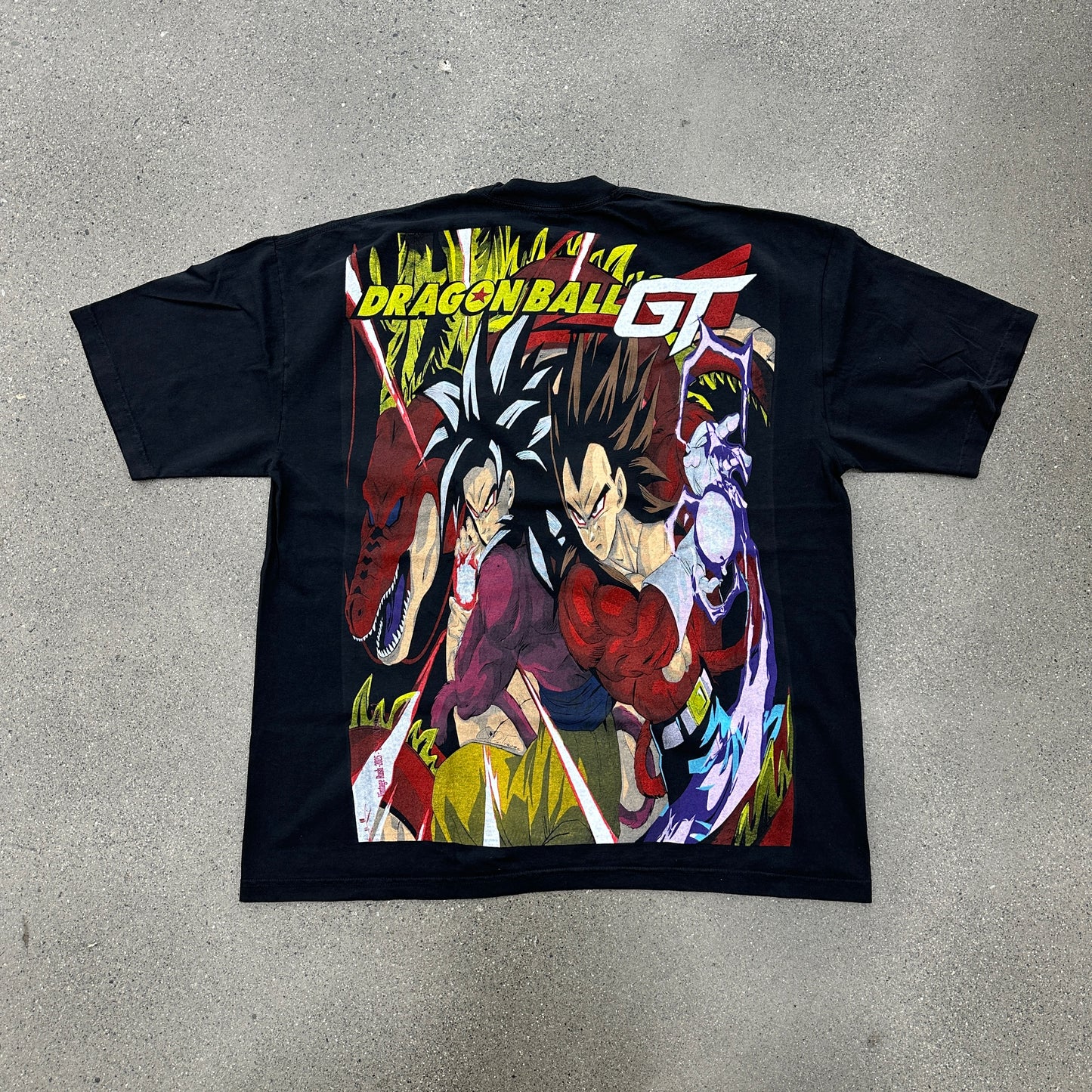 Vintage Rush DBZ GT Tee Black SZ XL (NEW)