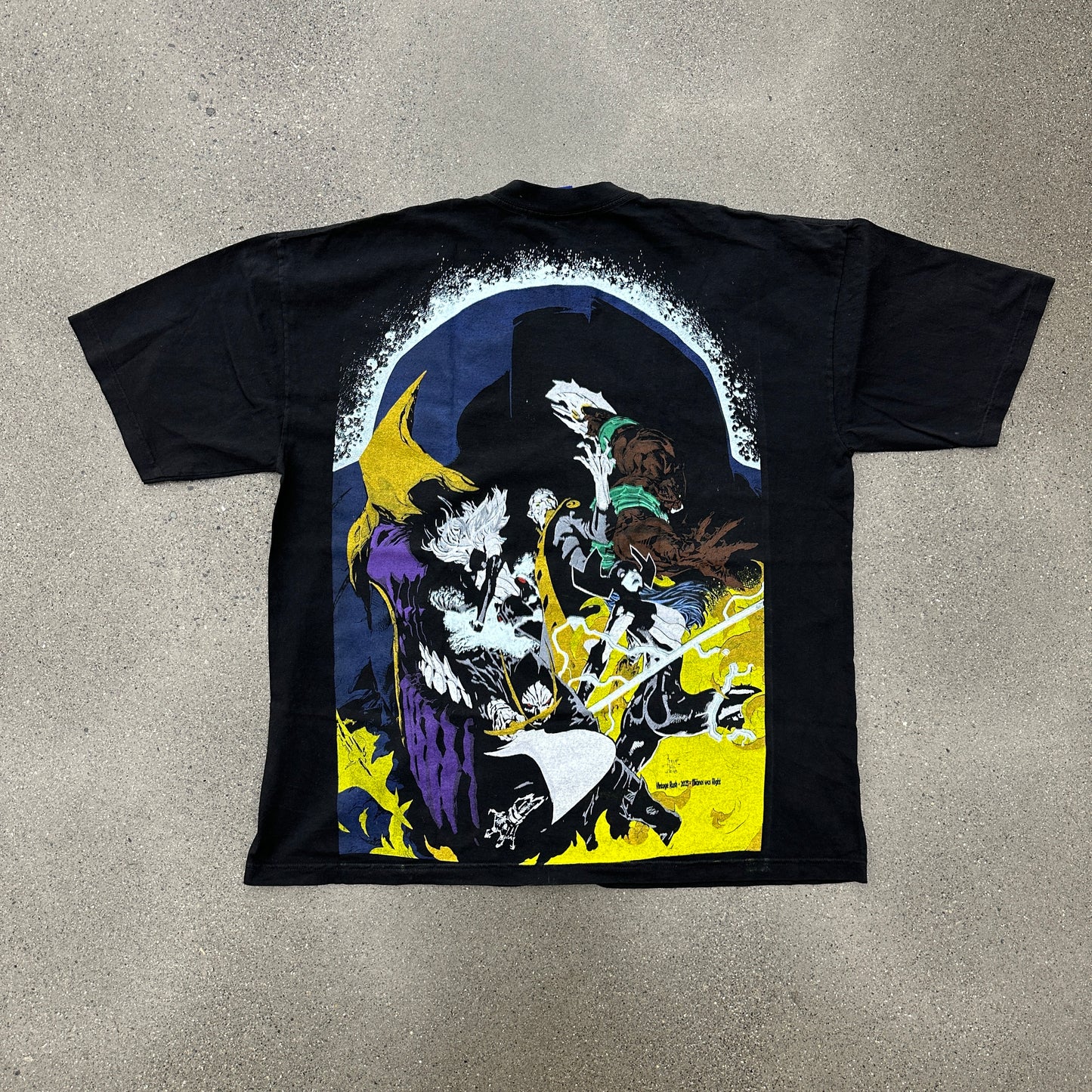 Vintage Rush Thanos Tee Black Flipped SZ 2XL (NEW)