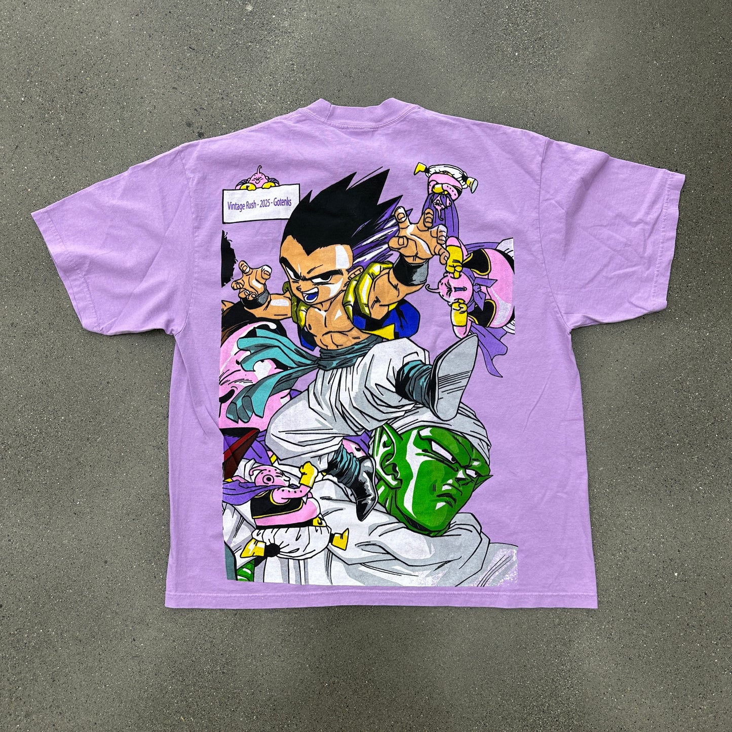 Vintage Rush Gotenks Tee Lavender SZ 2XL (NEW)