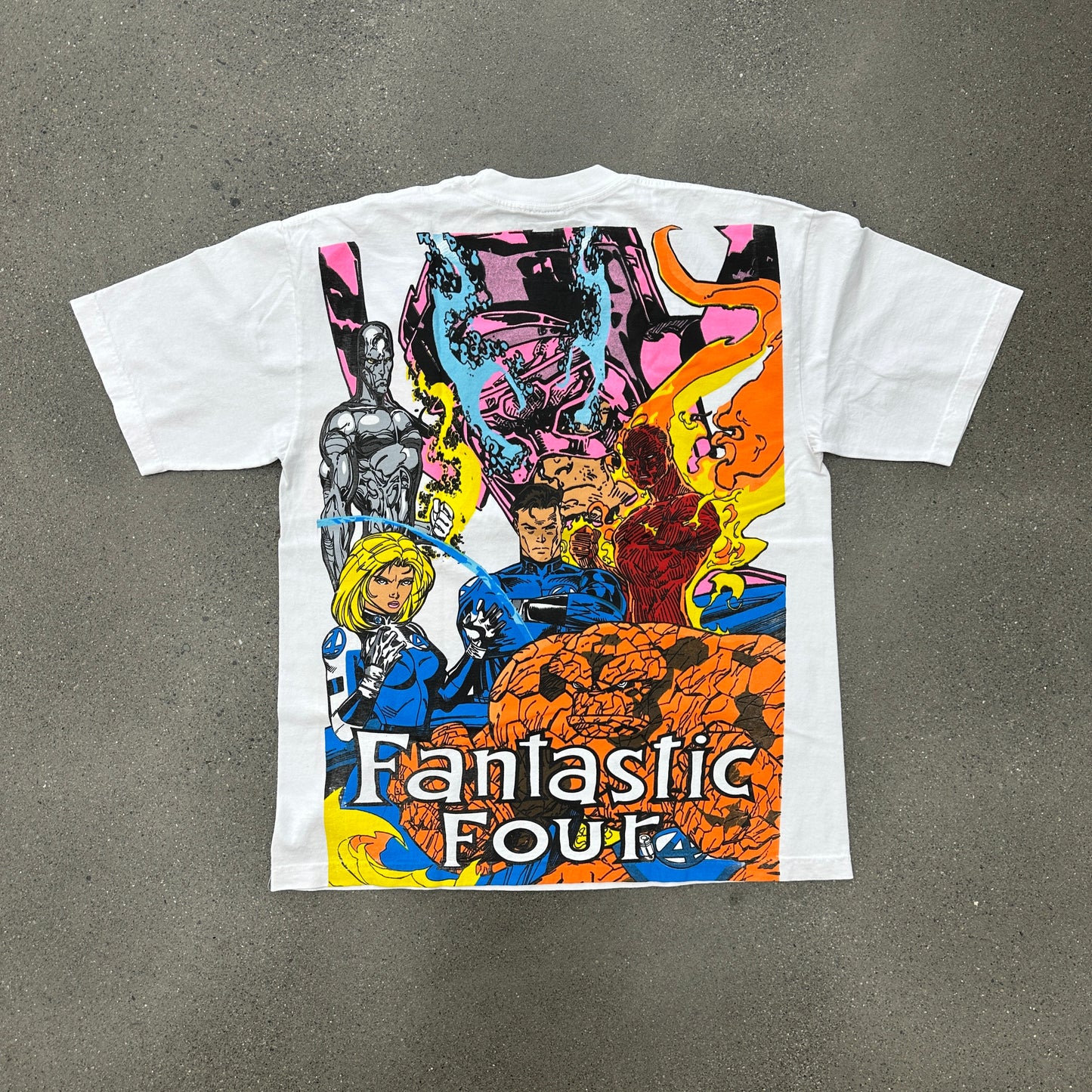 Vintage Rush Fantastic 4 Tee White SZ L (NEW)