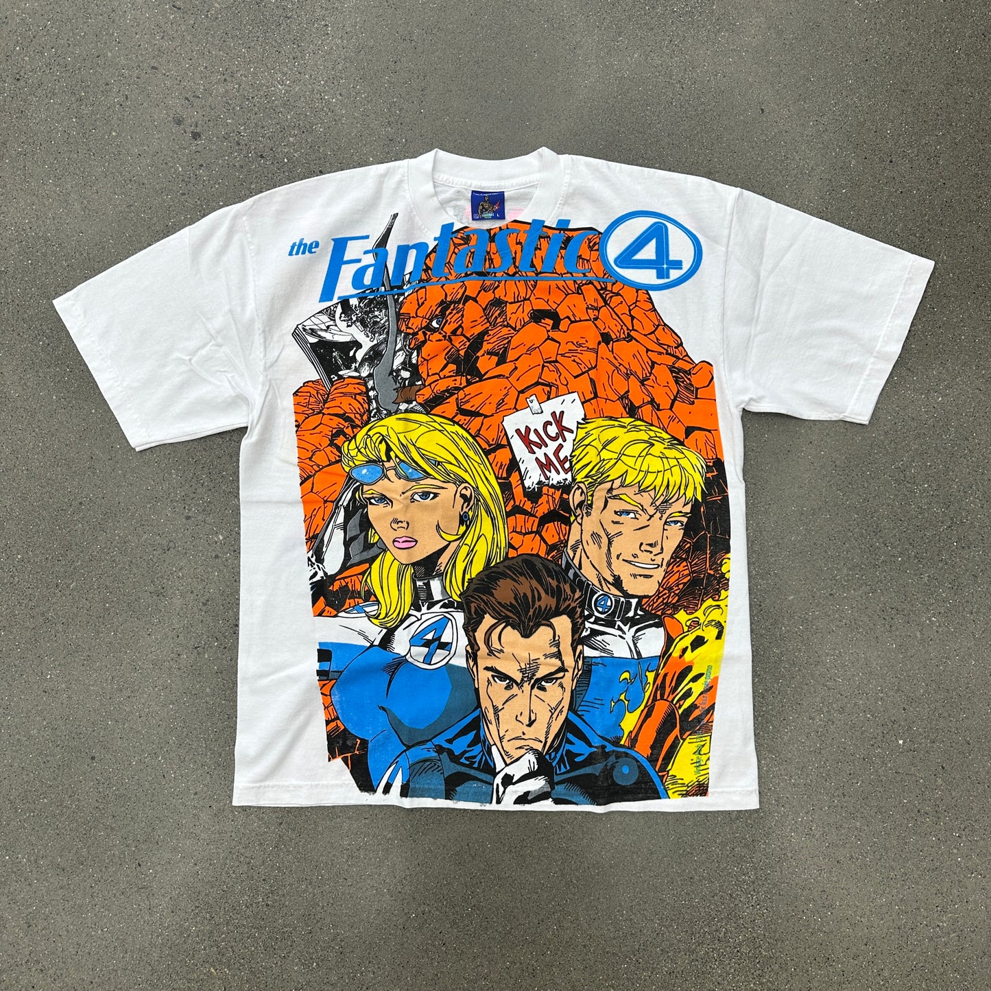 Vintage Rush Fantastic 4 Tee White SZ L (NEW)