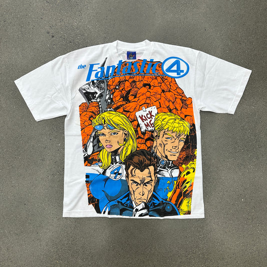 Vintage Rush Fantastic 4 Tee White SZ L (NEW)