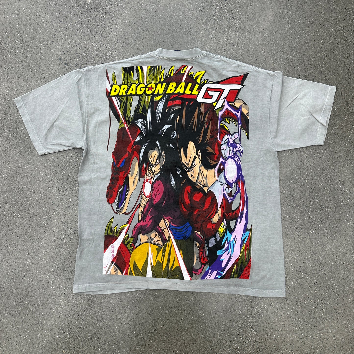 Vintage Rush DBZ GT Tee Grey SZ 2XL (NEW)