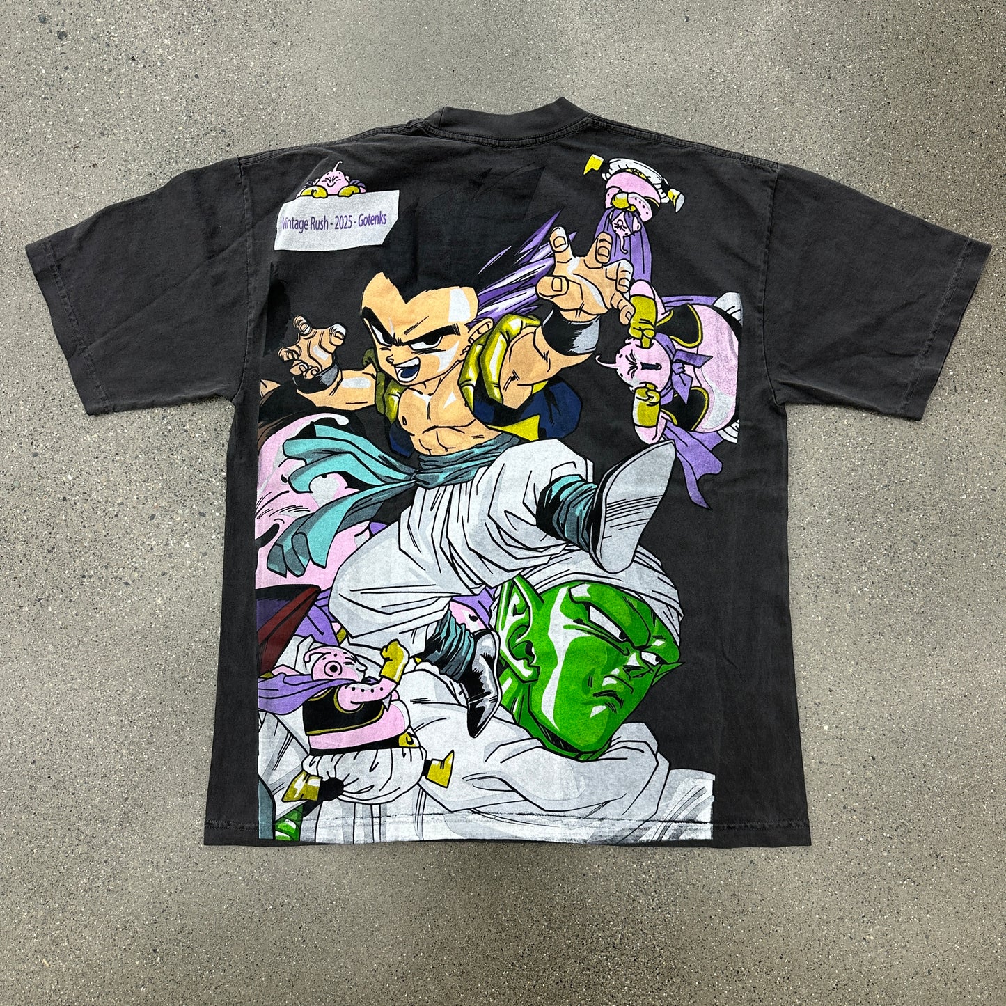 Vintage Rush Gotenks Tee Grey SZ L (NEW)