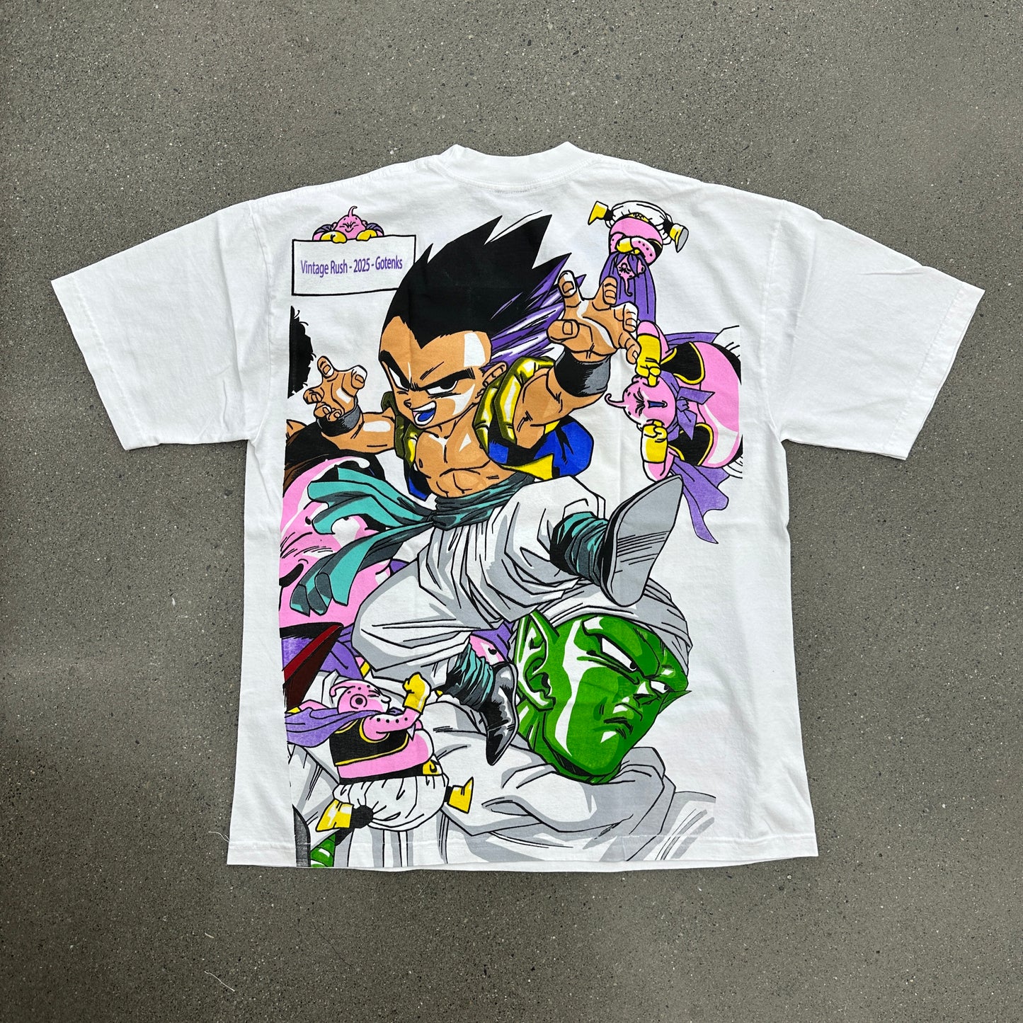 Vintage Rush Gotenks Tee White SZ L (NEW)