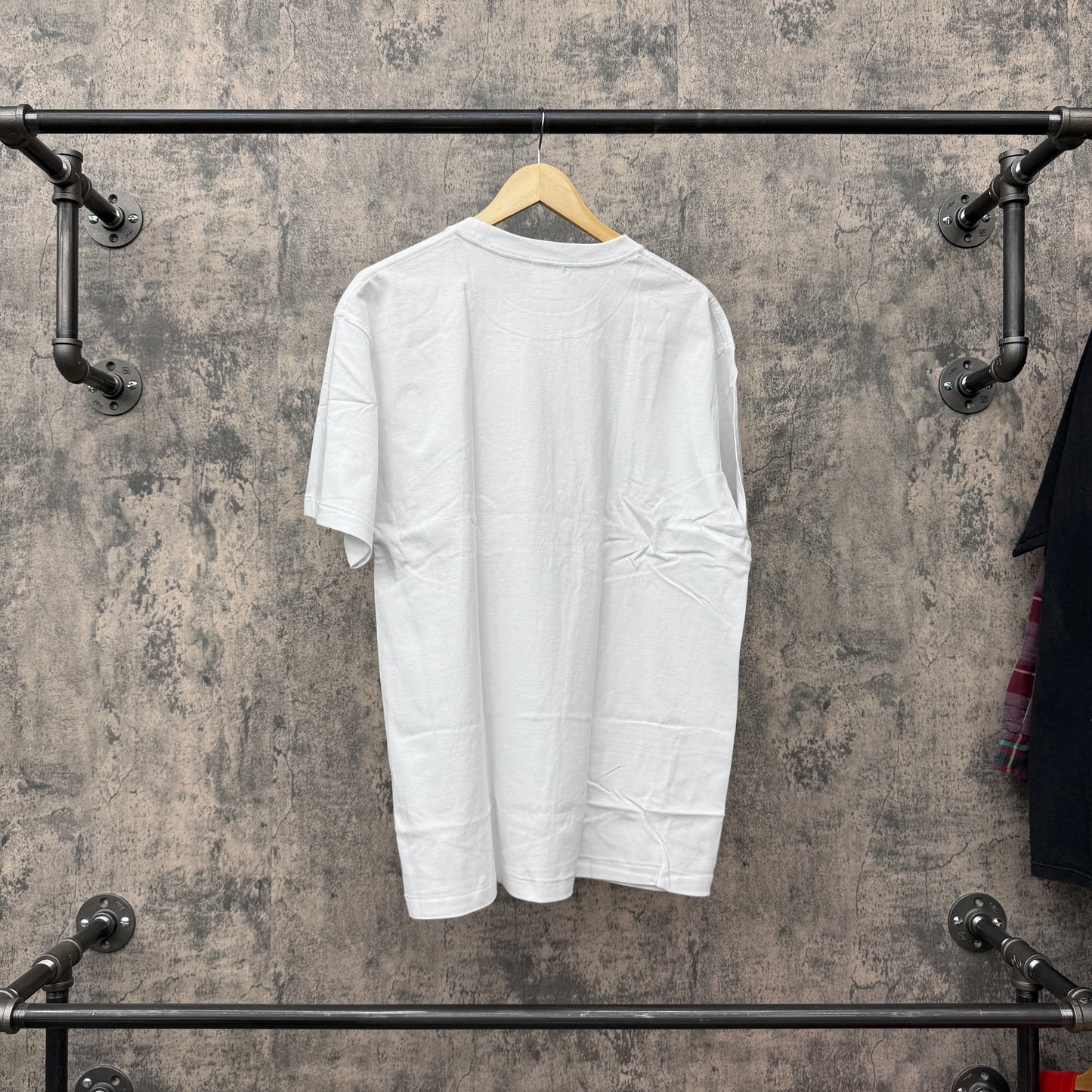 Bape White Spell Out Plaid Tee (Multiple Sizes)