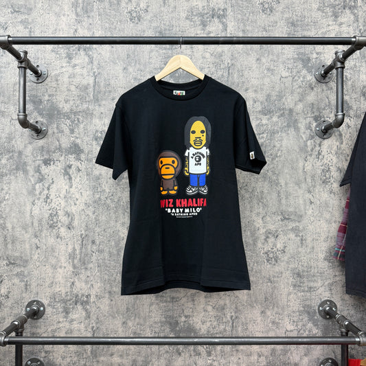 Wiz Khalifa Baby Milo Bape Tee FW19 SZ M
