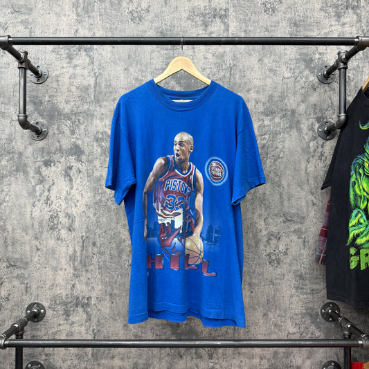 Grant Hill Detriot City Skyline SZ L