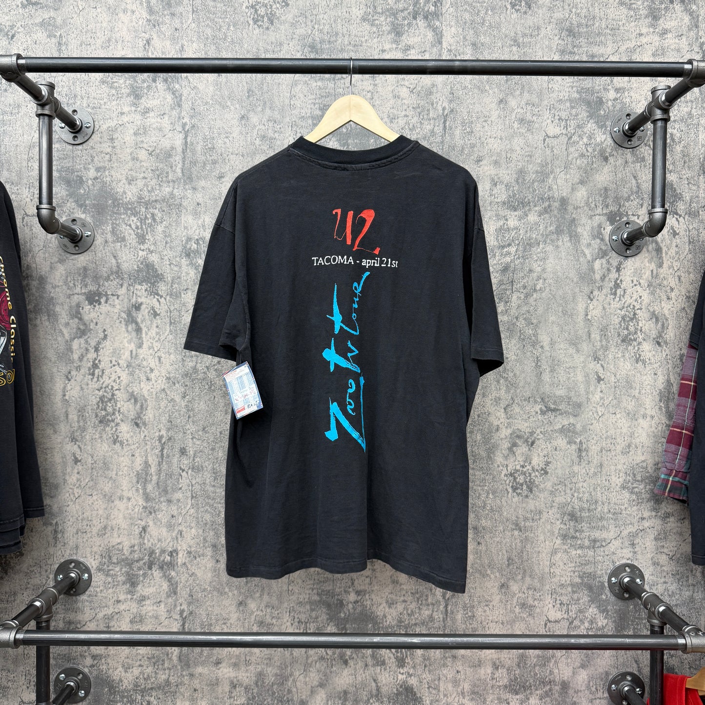 1991 U2 Zoo Tour Tacoma Tee SZ XL
