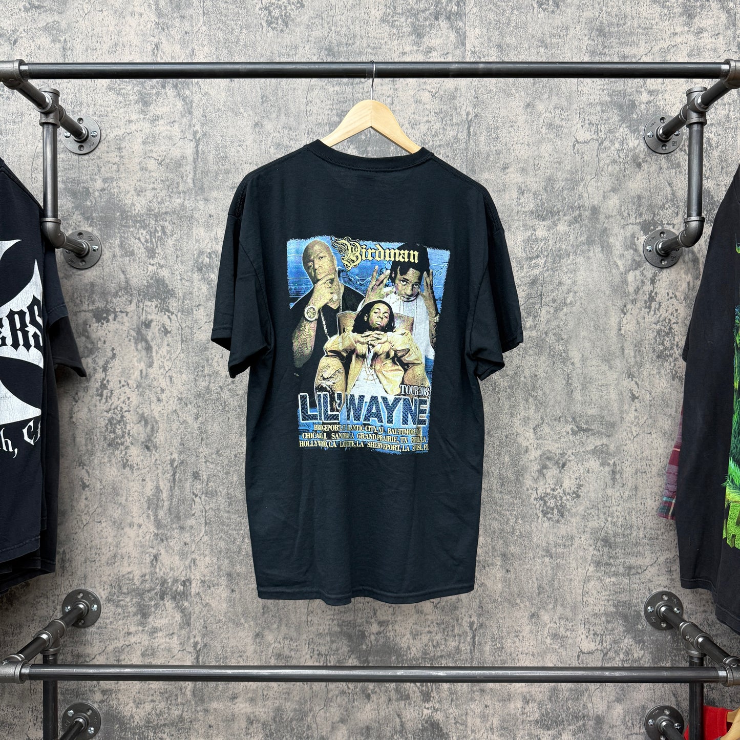 2008 Lil Wayne & Birdman Tour Tee SZ XL