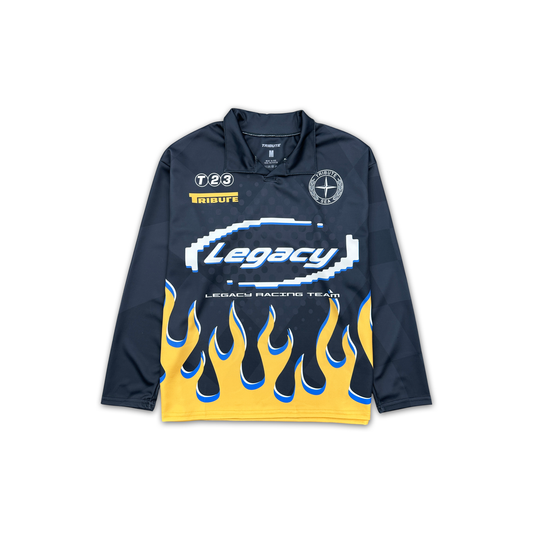 Legacy Racing L/S Jersey Blue/Yellow