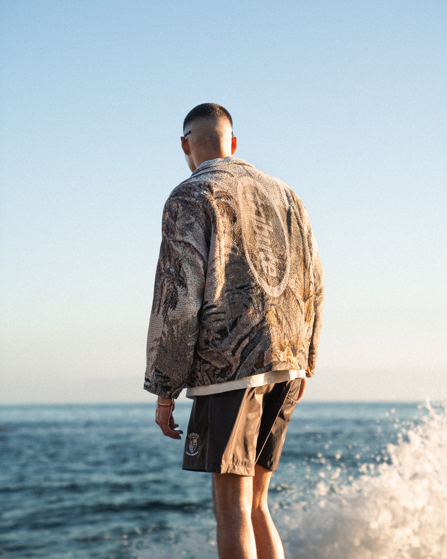 Tribute Palm Tree Tapestry Jacket