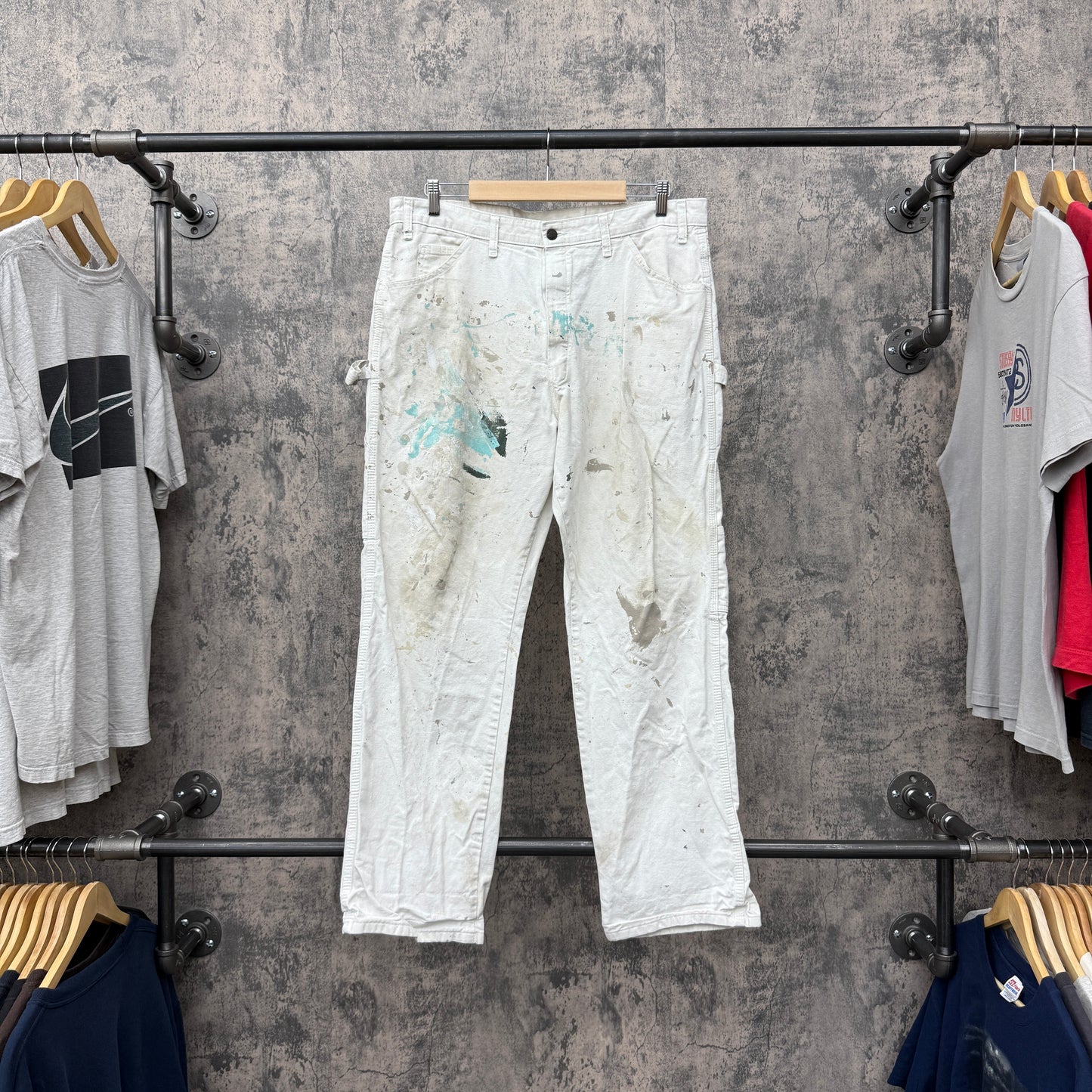 38 X 32 Dickies White Painter Pants