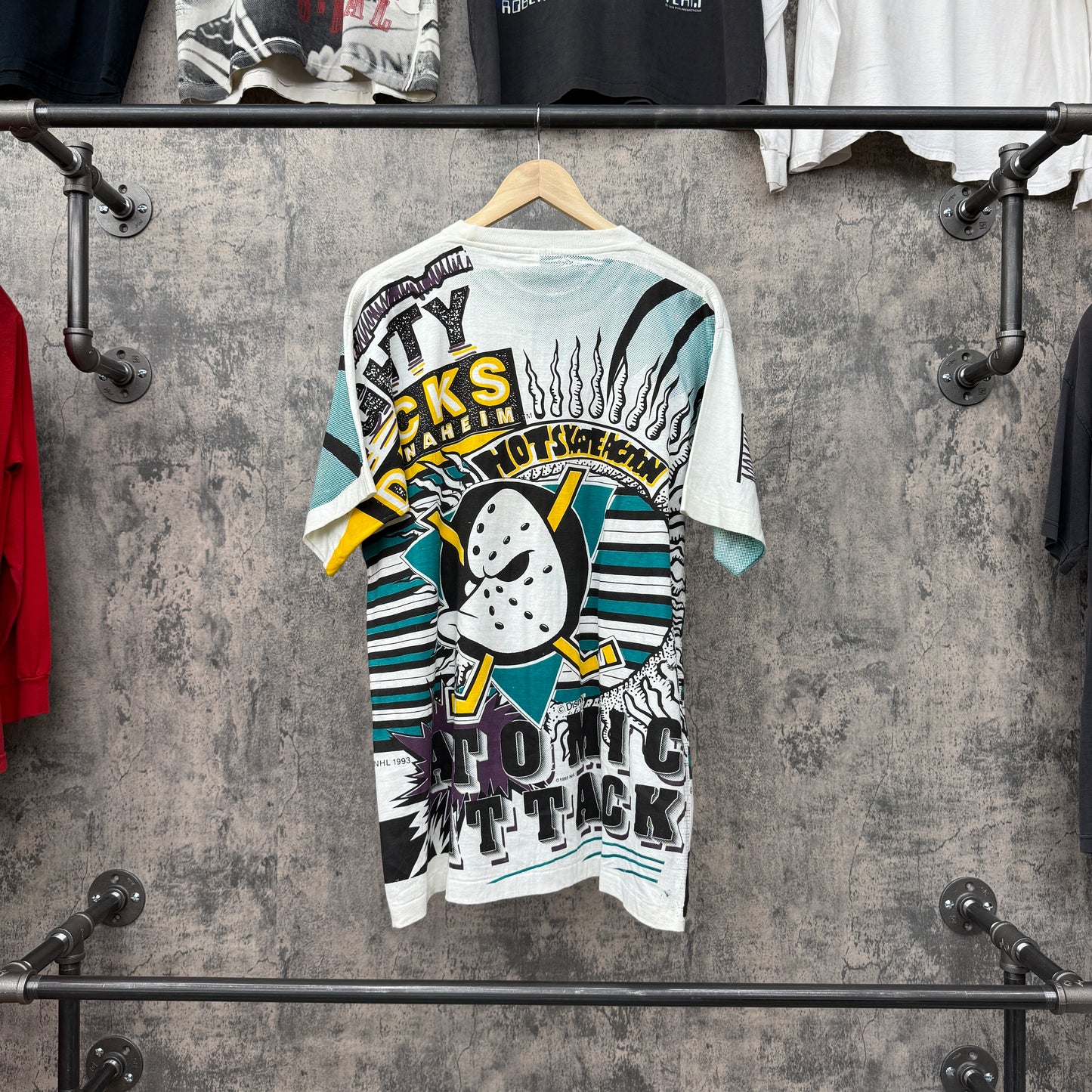 1993 Mighty Ducks AOP Atomic Attack SZ XL