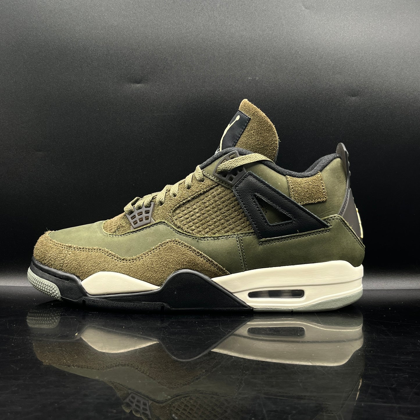 (PRE-OWNED) Jordan 4 Craft Medium Olive SZ 11.5