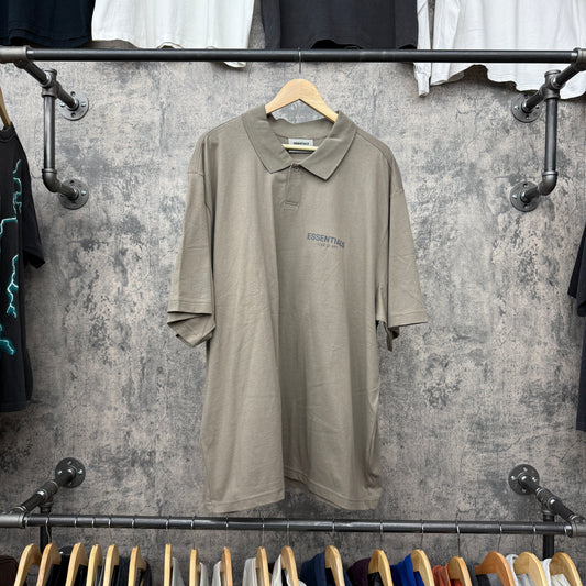 Fear of God Umber Brown Polo  SZ XXL