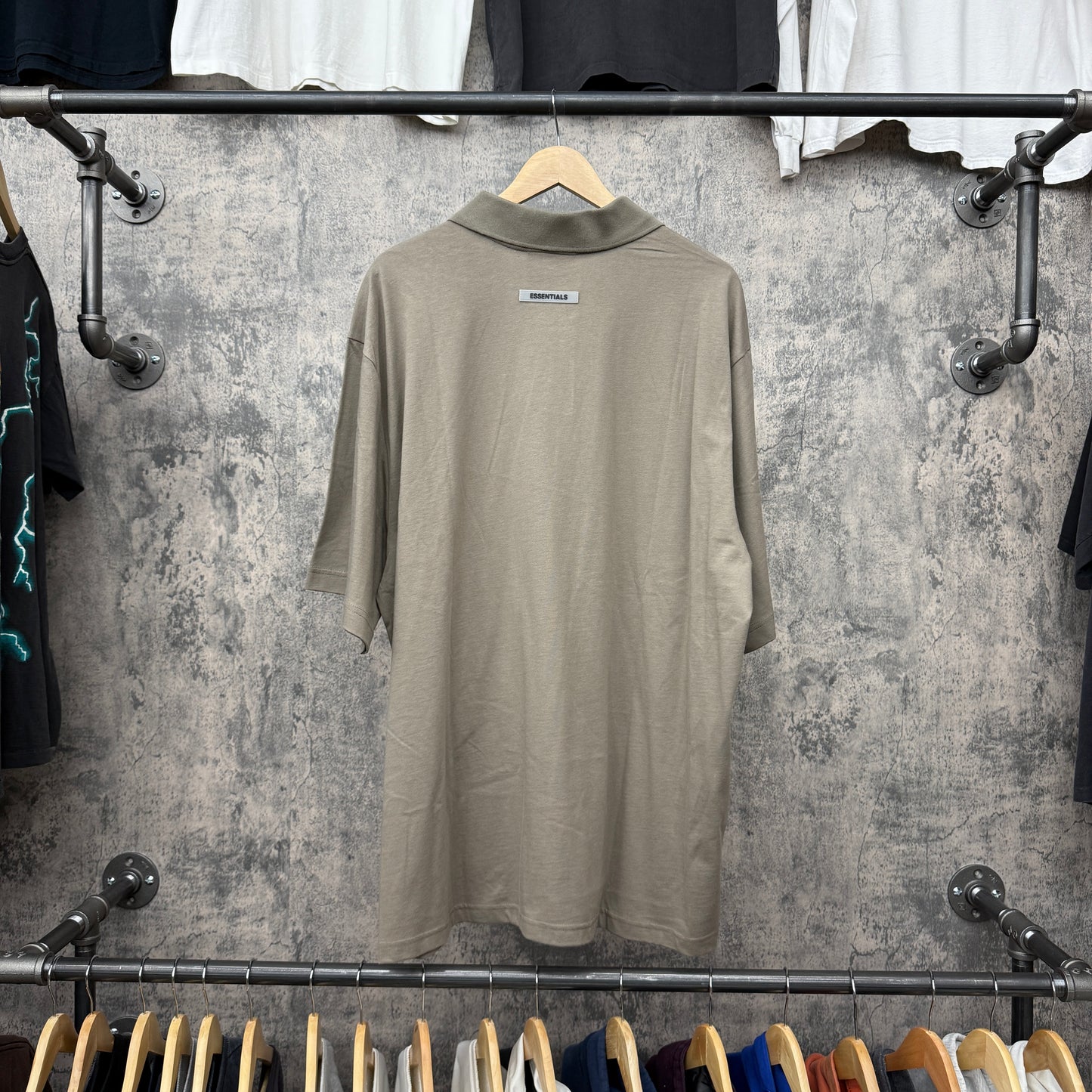 Fear of God Umber Brown Polo  SZ XXL