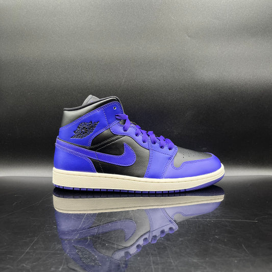 Jordan 1 Mid Purple Black (Multiple Sizes) (DS)