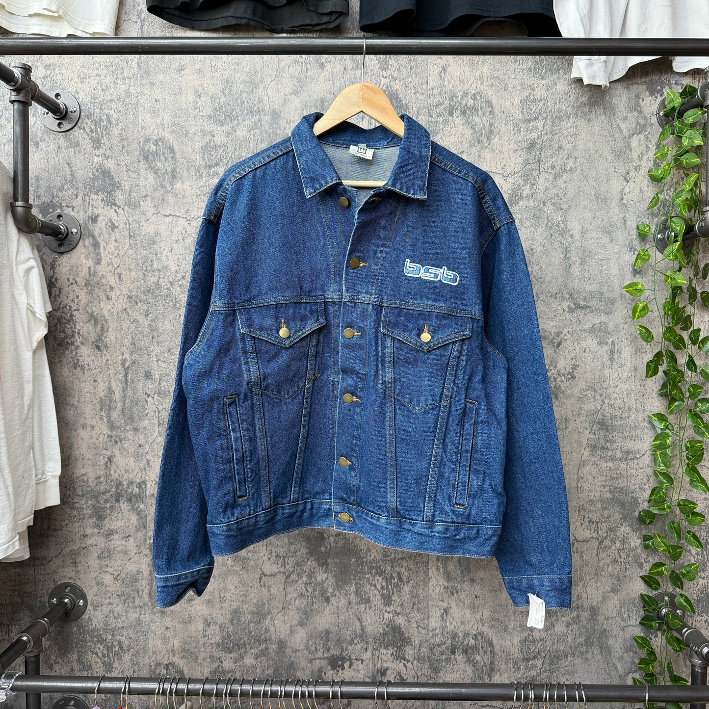 Backstreet Boys 2000s Winterland Denim Light Up Jacket SZ L