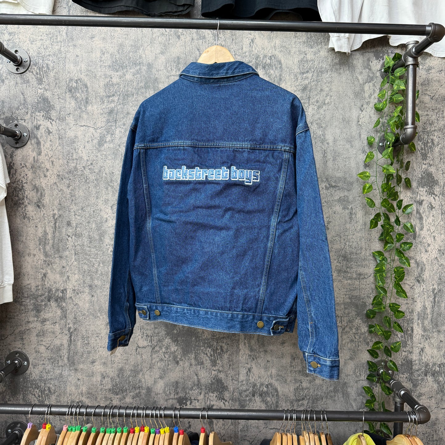 Backstreet Boys 2000s Winterland Denim Light Up Jacket SZ L