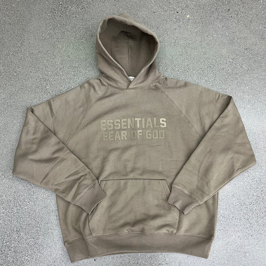 Fear of God Hoodie Olive Embossed SZ M