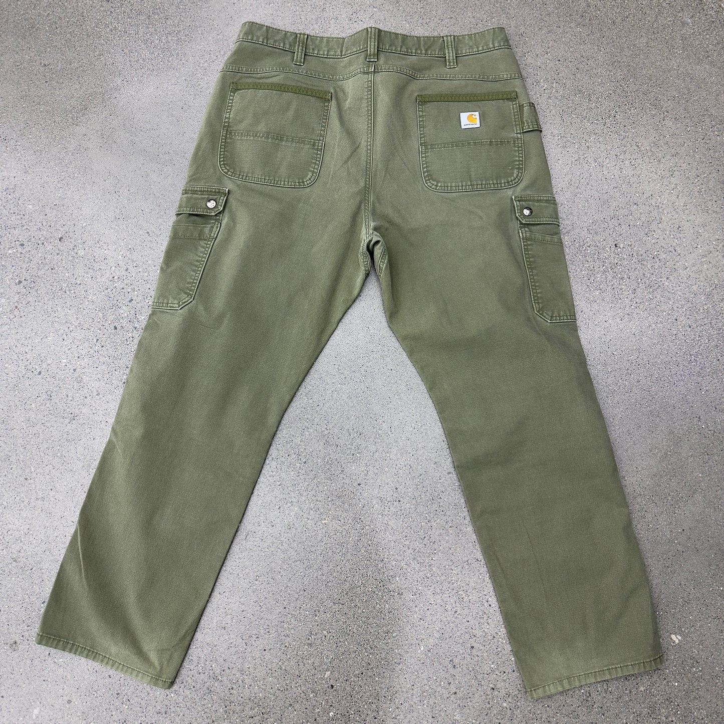 Carhartt Olive Green Double Knee SZ 40x32