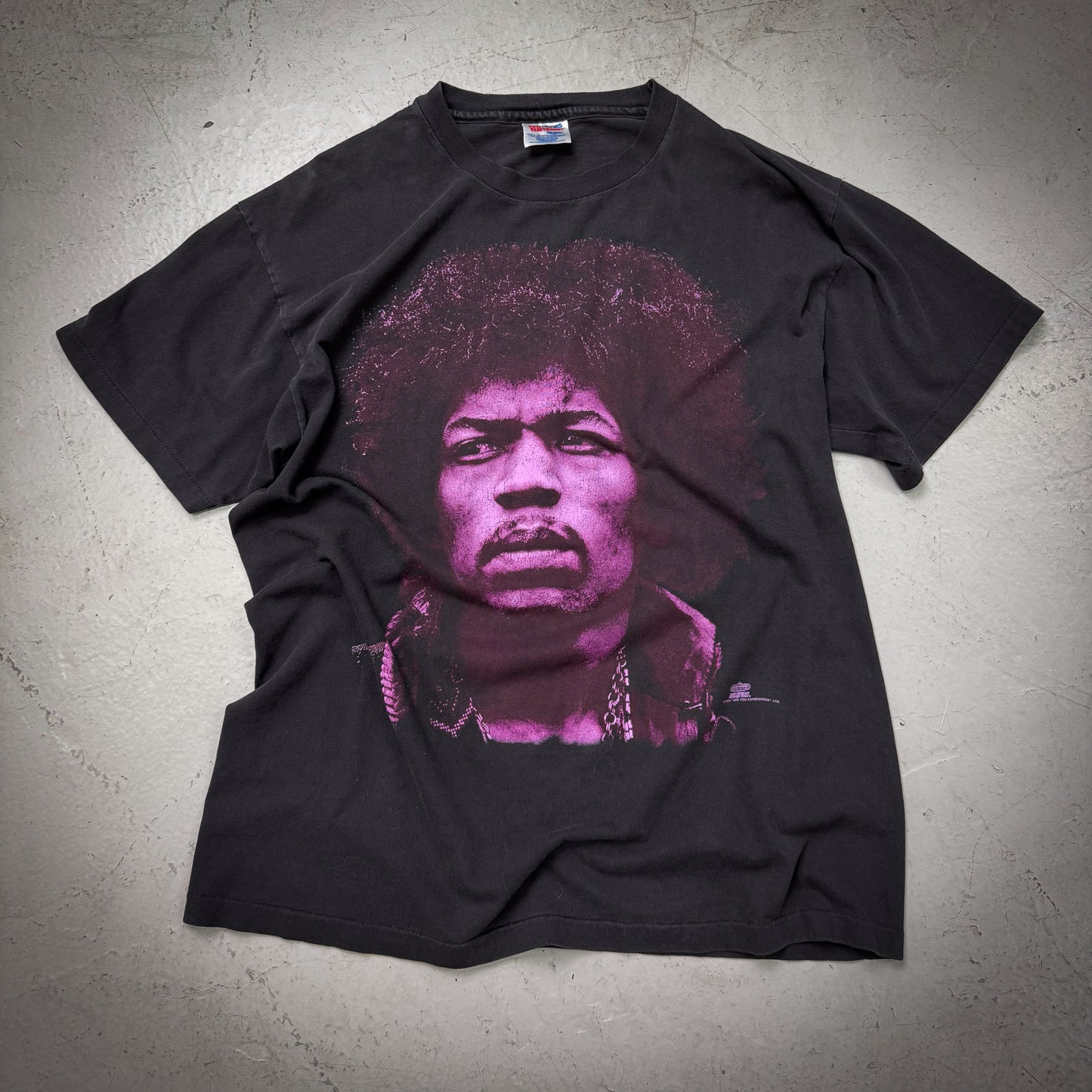 1994 Jimi Hendrix Purple Haze Big Face Tee (Size Large)