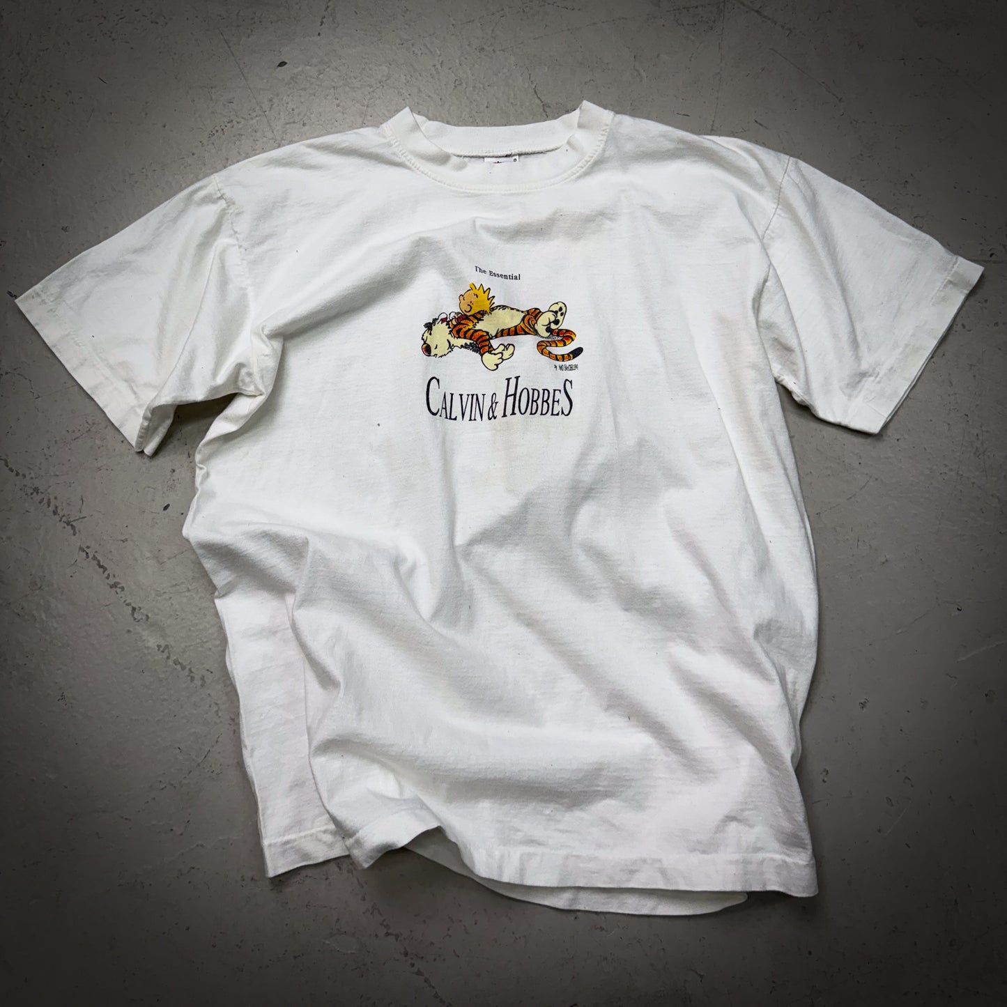 90s Calvin & Hobbs Promo Tee (Size Large)