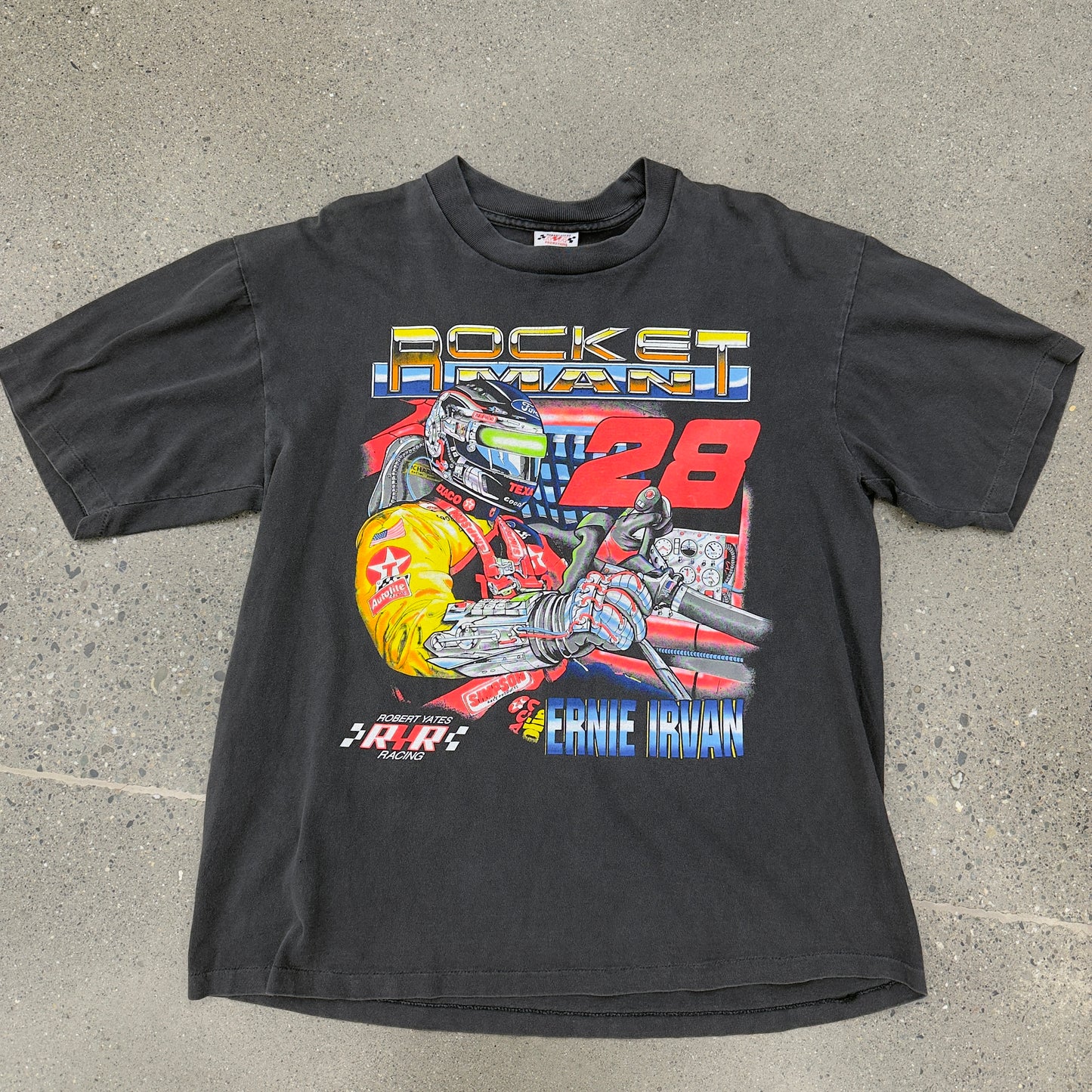Rocket Man Racing Tee RYR Promotions Tag SZ XL